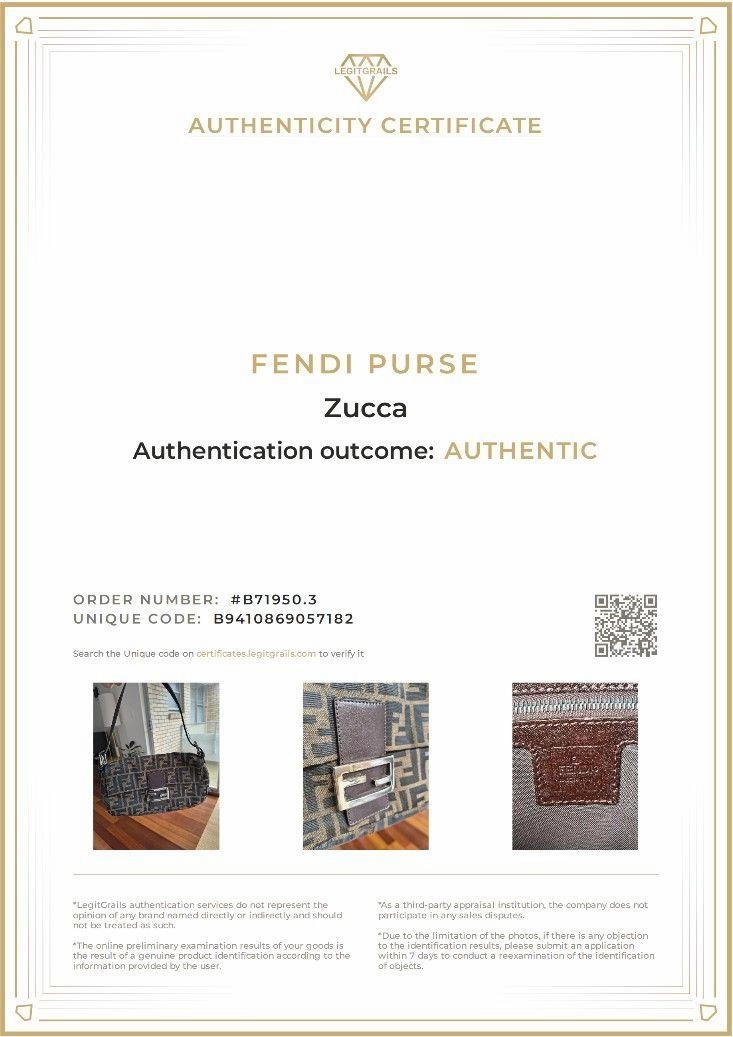 Fendi Authenticated Jacquard FF Motif  Baguette Bag