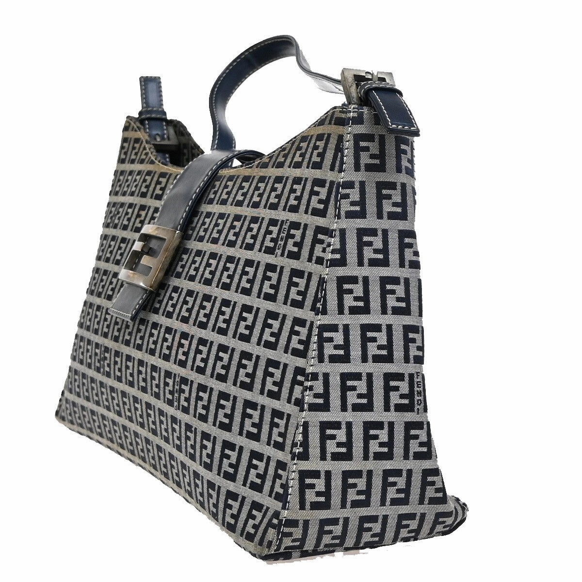 Fendi Baguette Canvas Shoulder Bag (Pre-Owned)