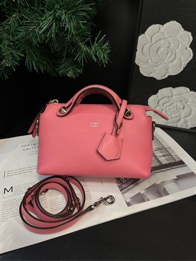 Fendi By the Way Peach Pink Crossbody Bag