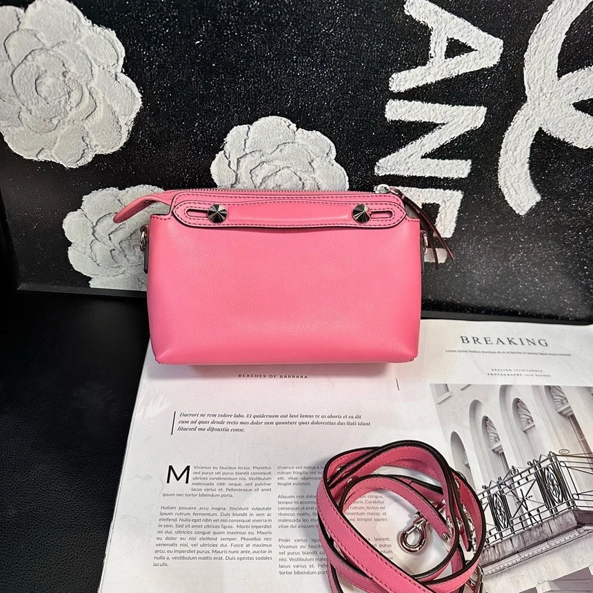 Fendi By the Way Peach Pink Crossbody Bag
