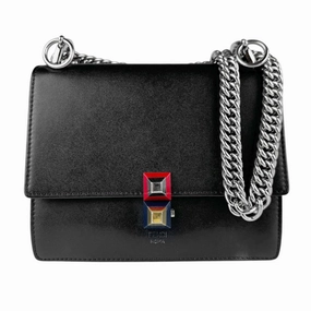 Fendi Canay Leather Shoulder Bag (Pre-Owned)