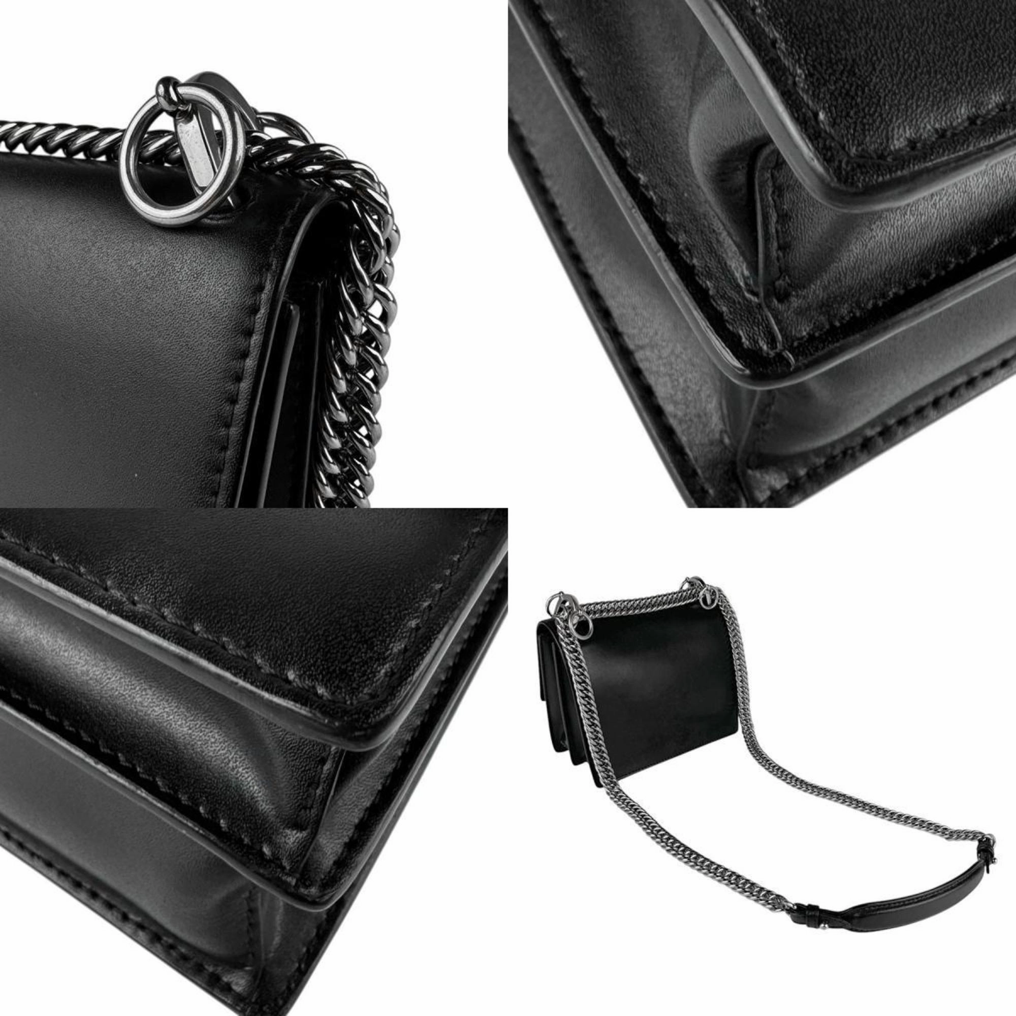 Fendi Canay Leather Shoulder Bag (Pre-Owned)