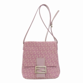 Fendi Canvas Shoulder Bag (Pre-Owned)