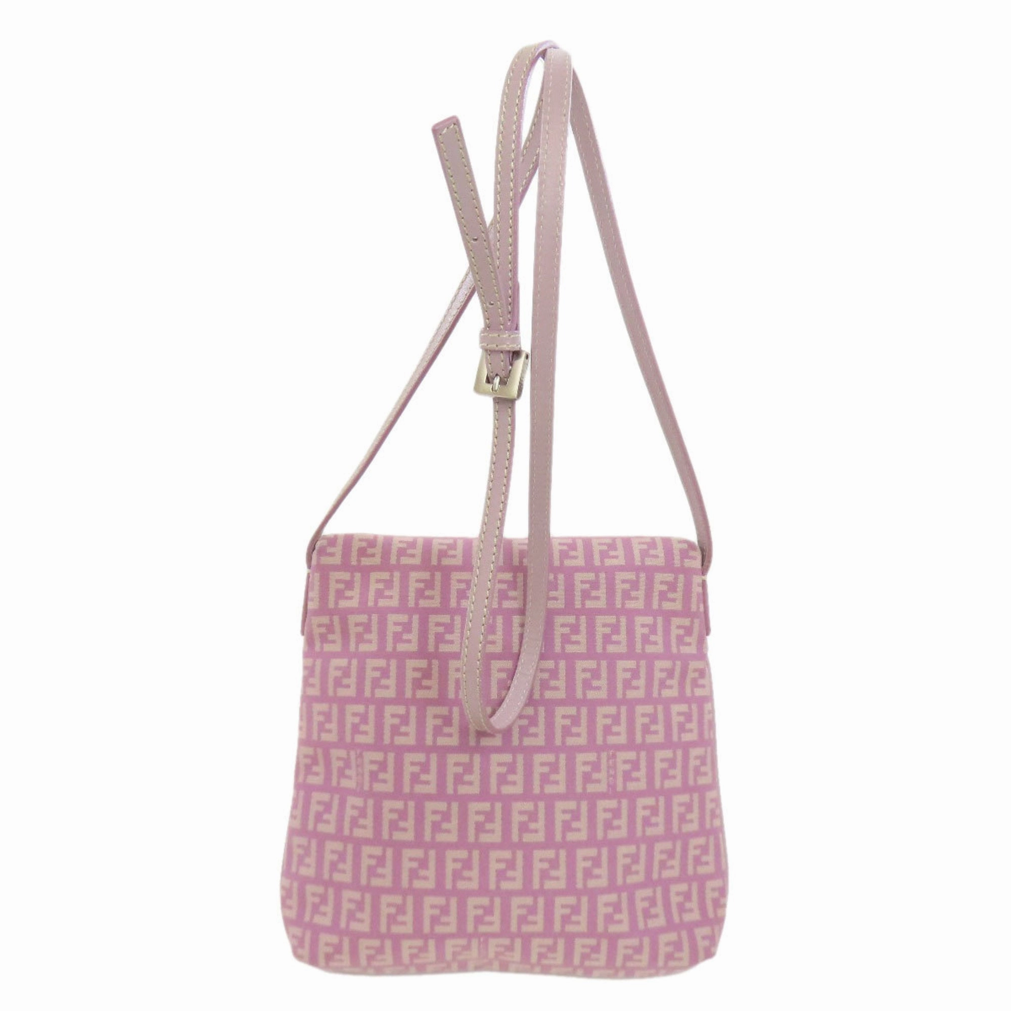 Fendi Canvas Shoulder Bag (Pre-Owned)