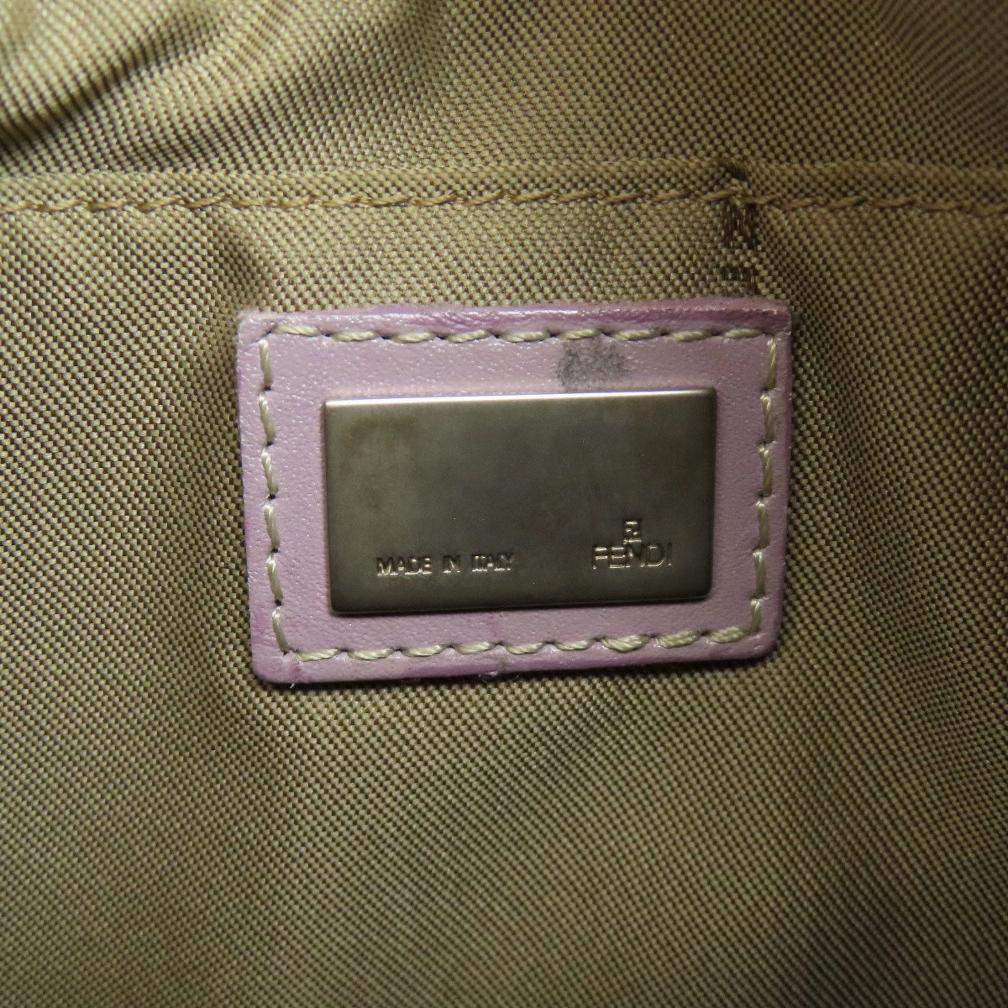 Fendi Canvas Shoulder Bag (Pre-Owned)