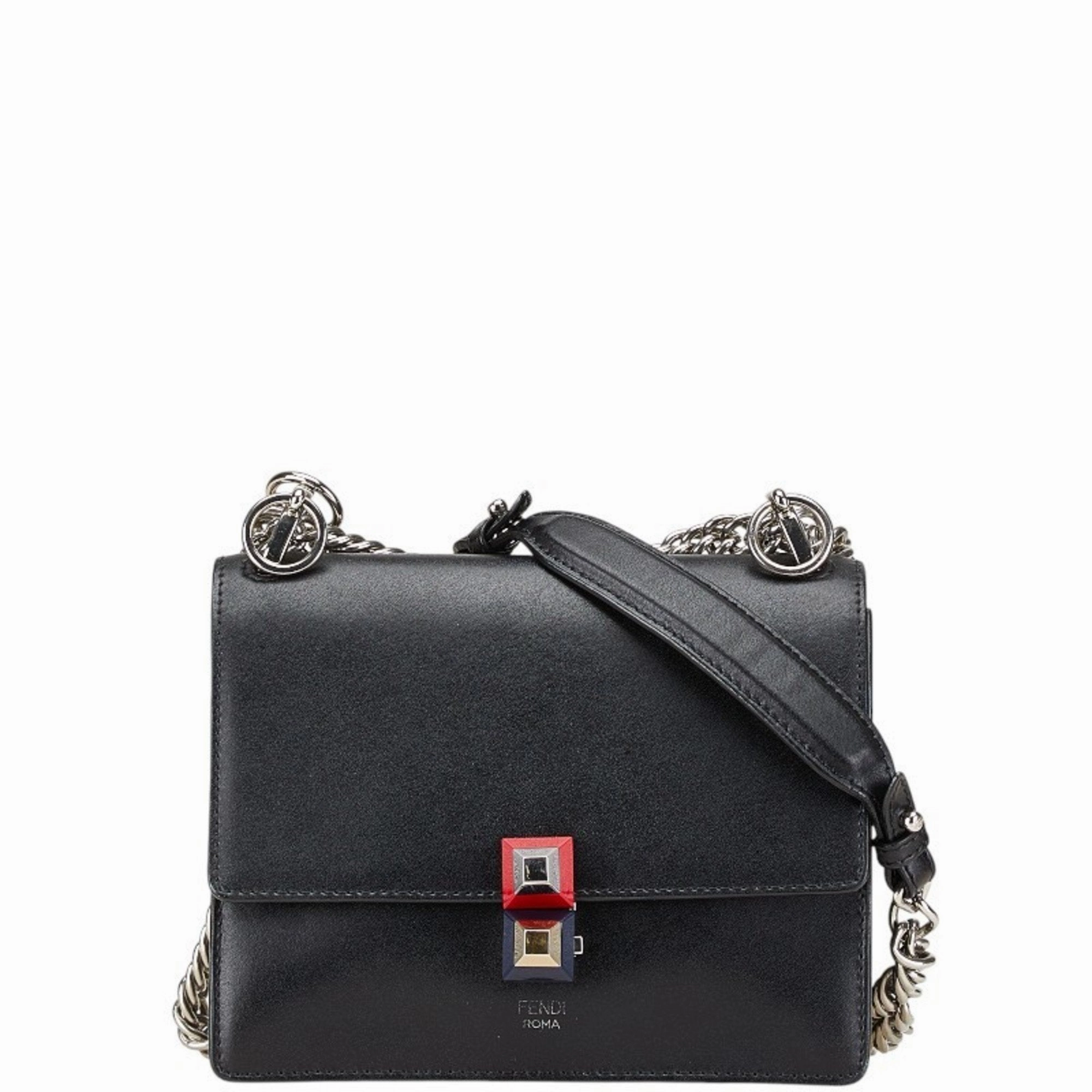 Fendi Leather Shoulder Bag (Pre-Owned)