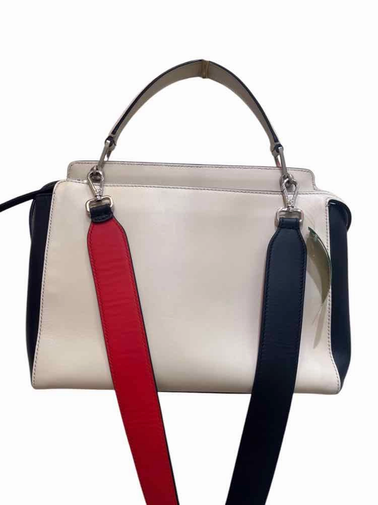 Fendi Tote cream, red, black Handbag