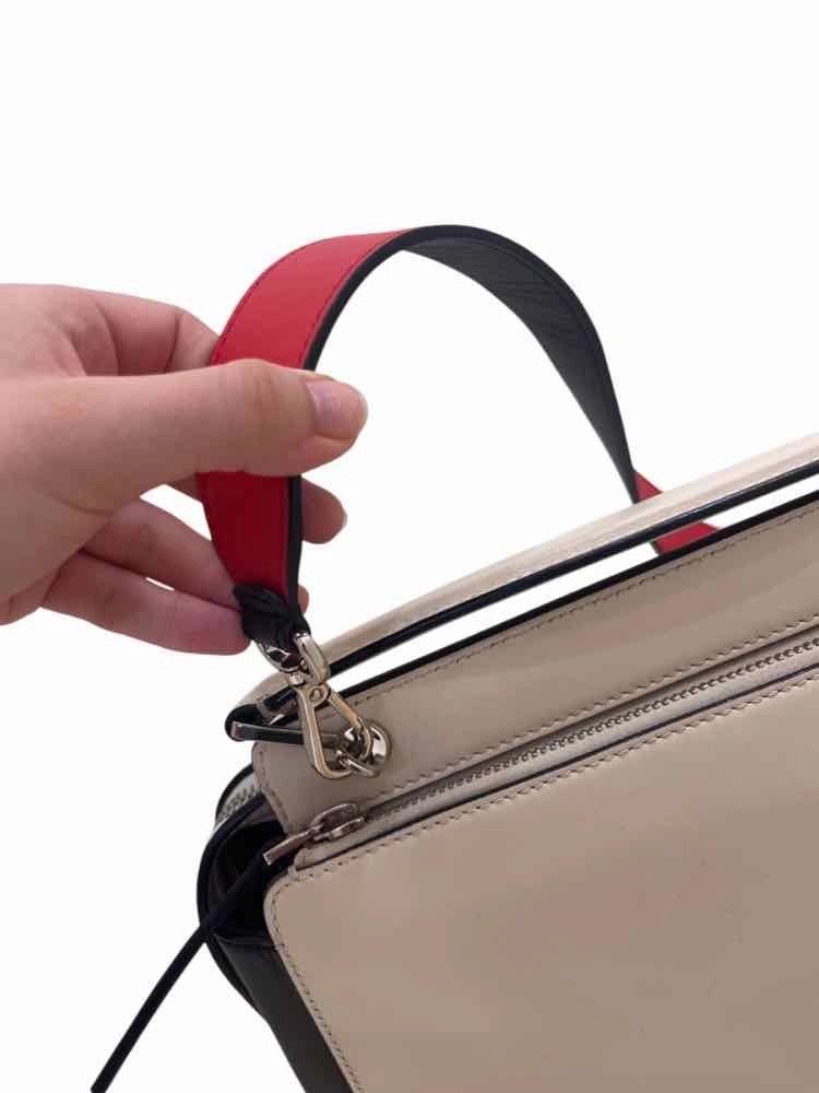 Fendi Tote cream, red, black Handbag