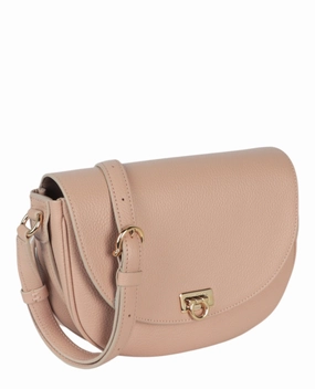Ferragamo Gancini Buckle Crossbody Bag Womens 218373-772319