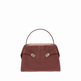 Ferragamo Leather Top Handbag