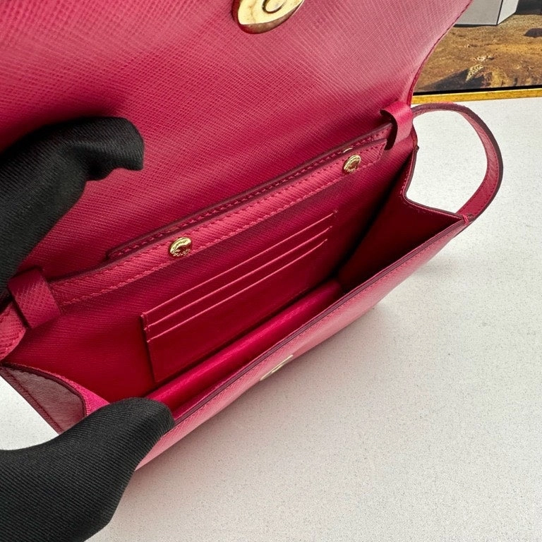 Ferragamo Vara Bow Pink Crossbody Bag