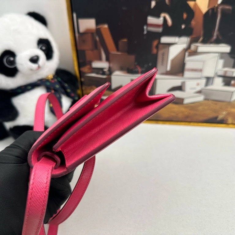 Ferragamo Vara Bow Pink Crossbody Bag