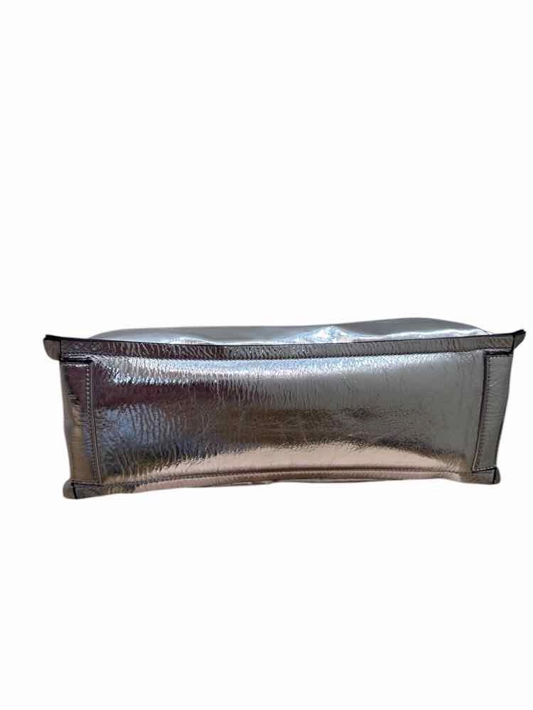 Ferragamo Viva Bow Tote Silver Handbag