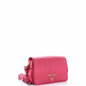 Flap Zip Crossbody Bag Vitello Phenix Small