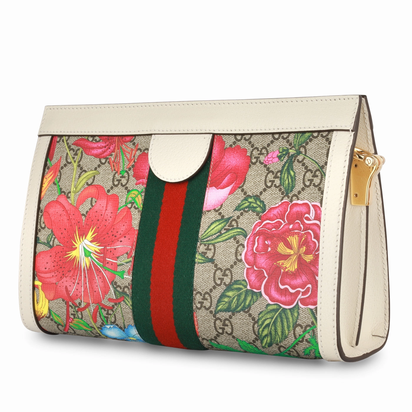 Floral Ophidia Square Shoulder Bag