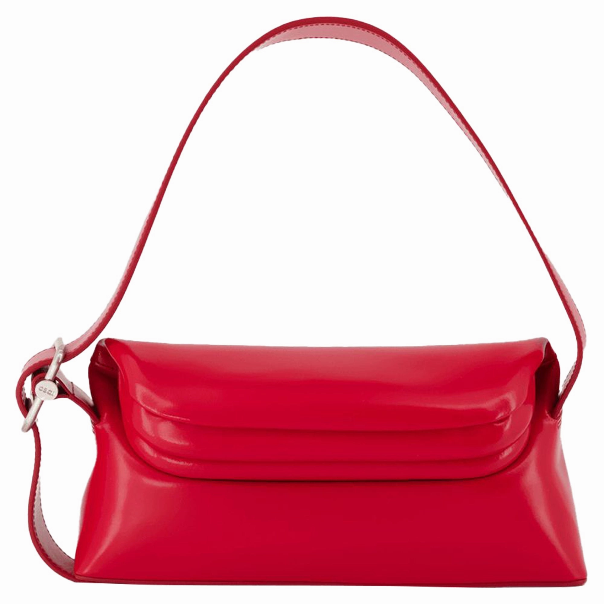 Folder Brot Shoulder Bag - Osoi - Leather - Red
