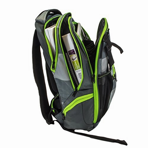 Ful Troubleshooter Laptop Backpack, Fits up to 17-Inch Laptop, Grey/Green