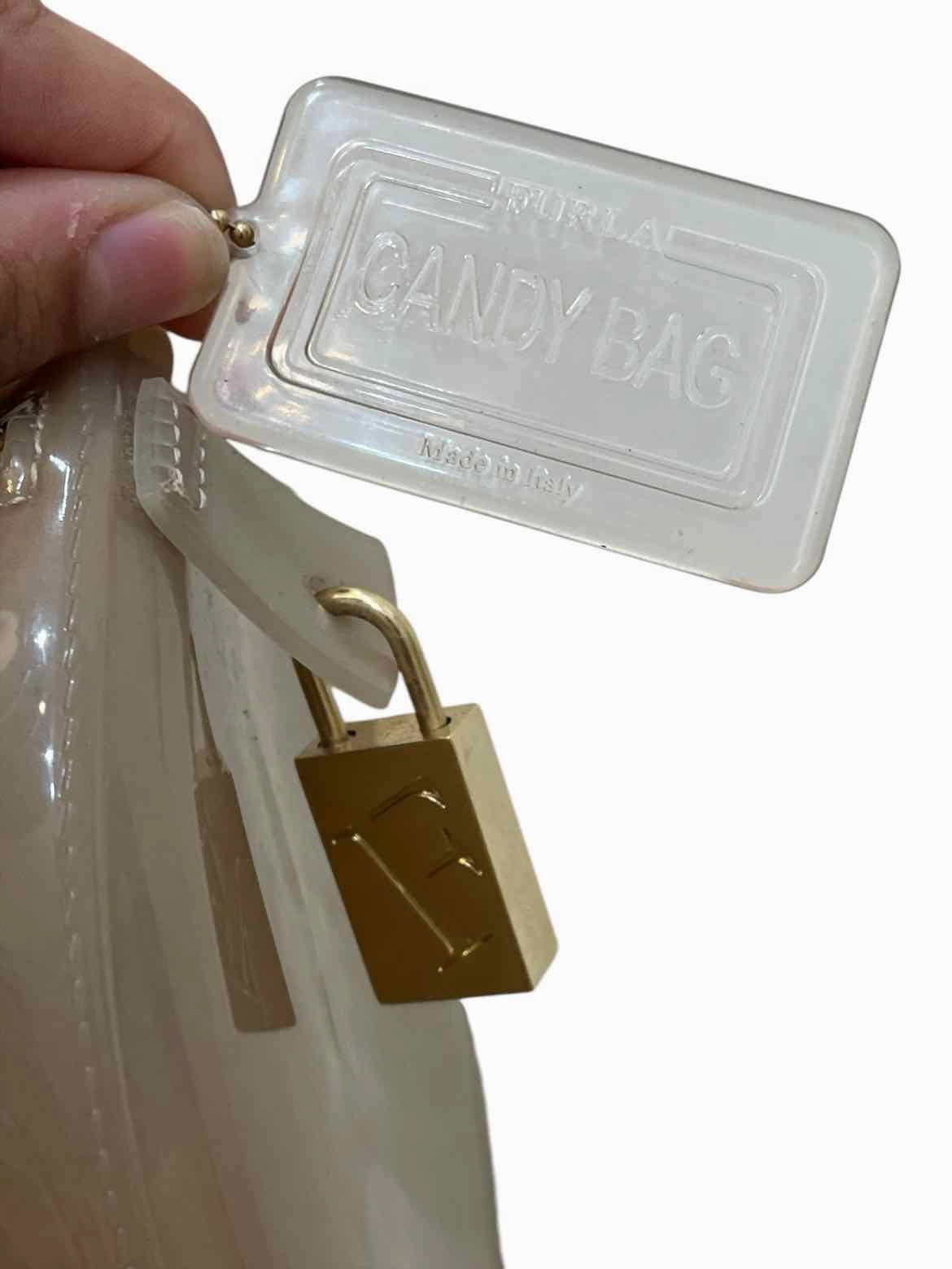 Furla Candy Bag Gray Handbag