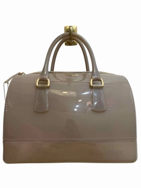 Furla Candy Bag Gray Handbag