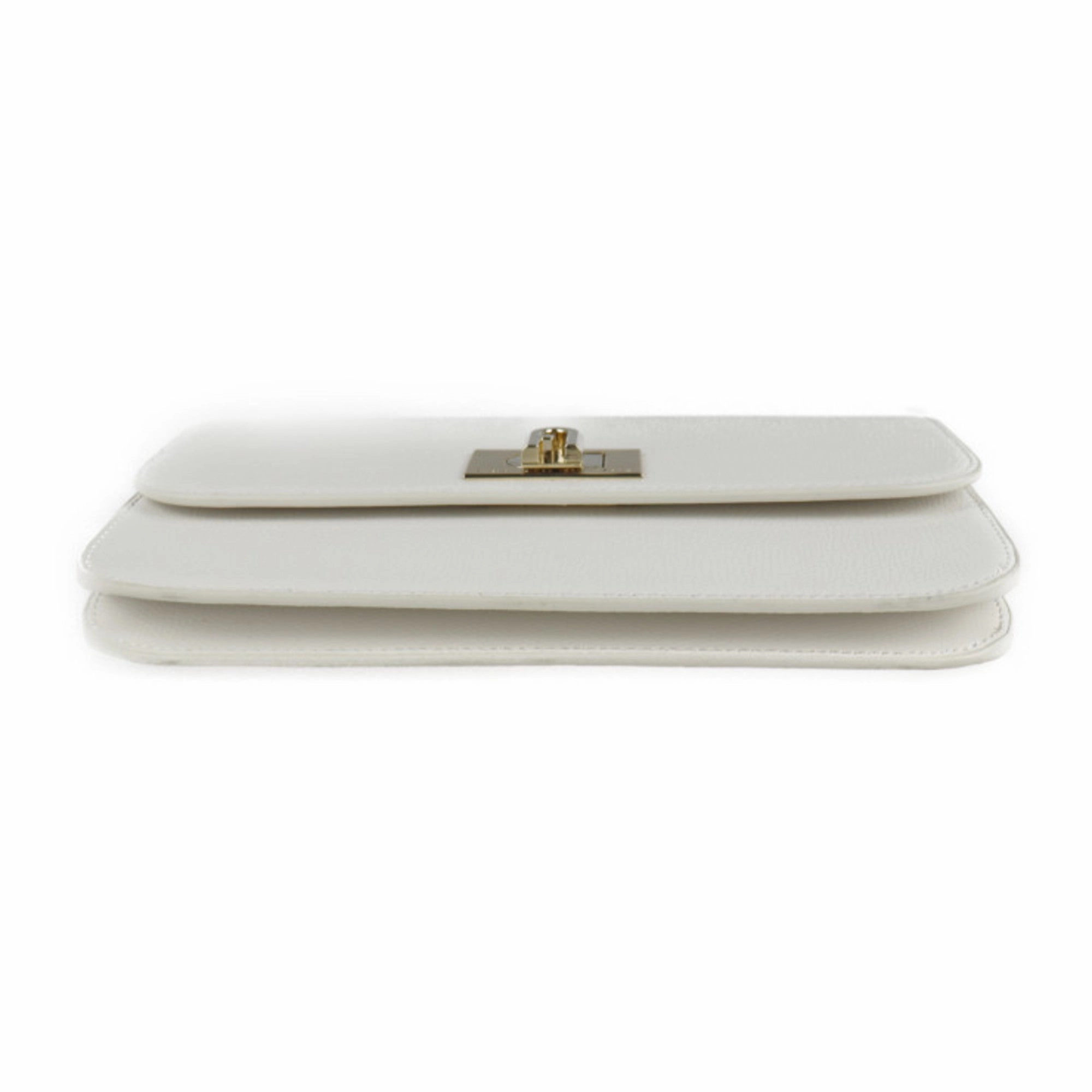 Furla  Leather Clutch Bag Handbag Shopping Bag Shoulder Bag (Pre-Owned)