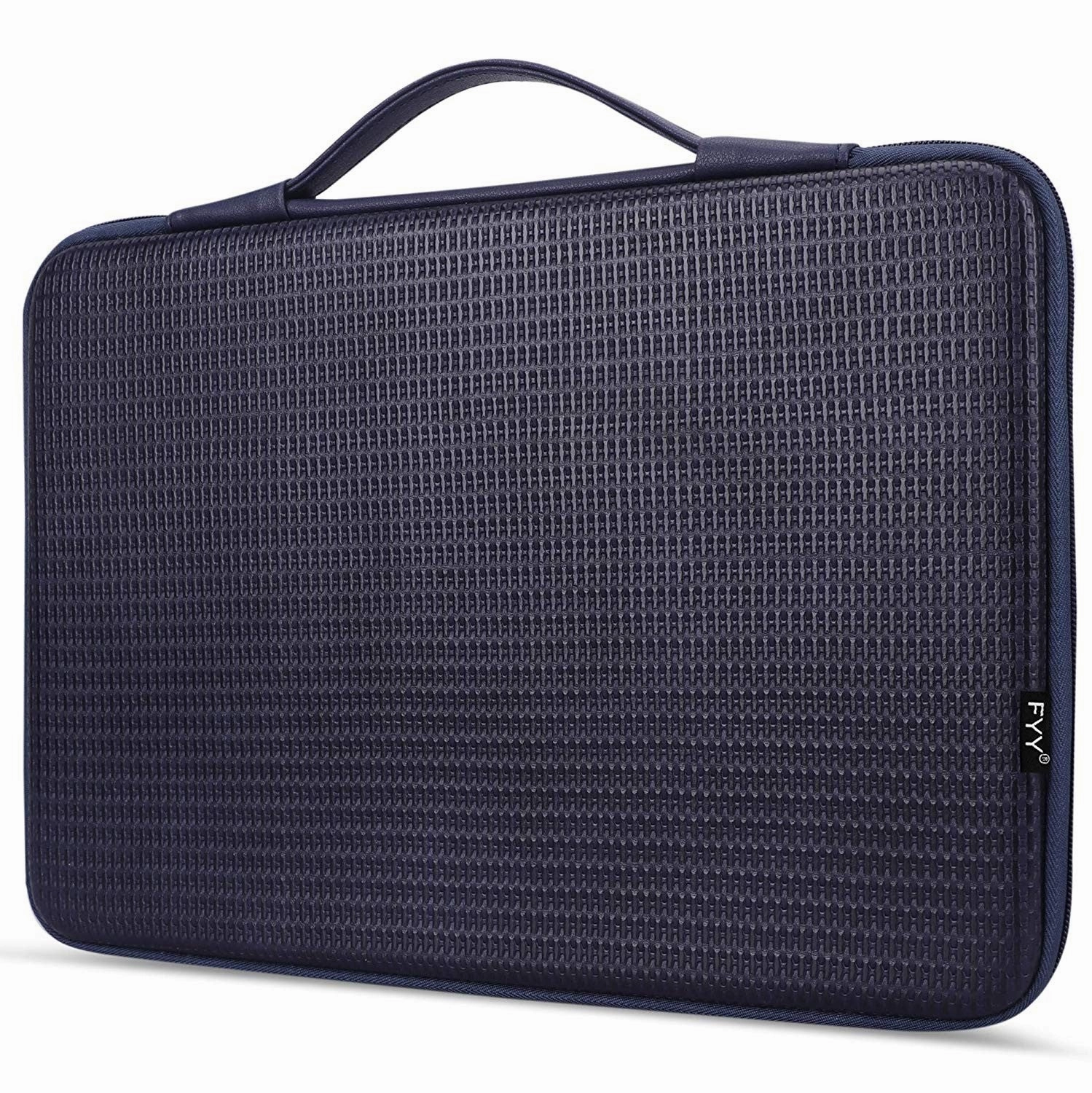 Fyy 12"-13.5" Laptop Sleeve Waterproof Briefcase Handbag Case With Inner Tuck Net Fits All