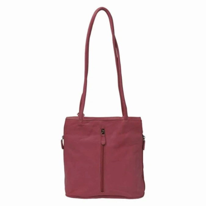 GABEE Ellie Leather 2 in 1 Convertible Shoulder Bag / Backpack