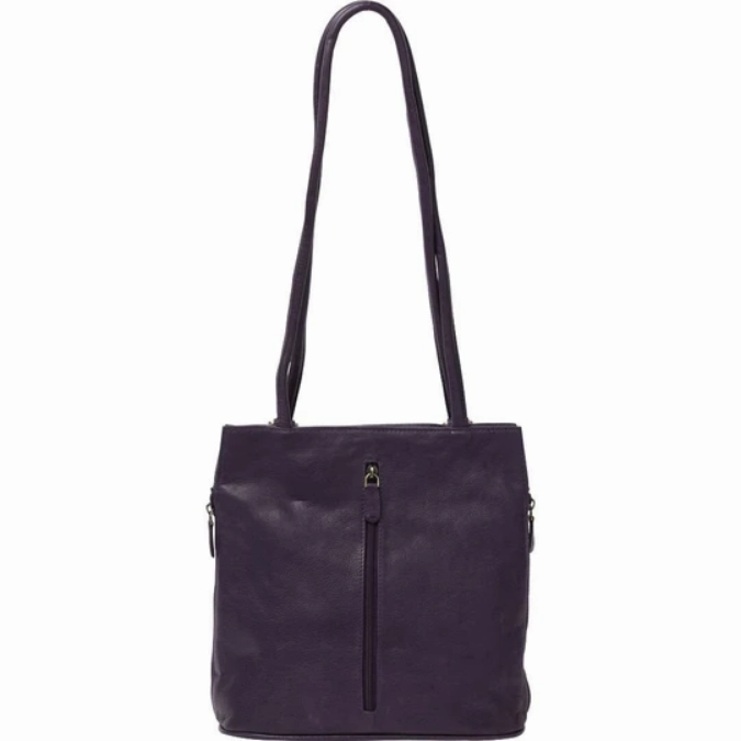 GABEE Ellie Leather 2 in 1 Convertible Shoulder Bag / Backpack