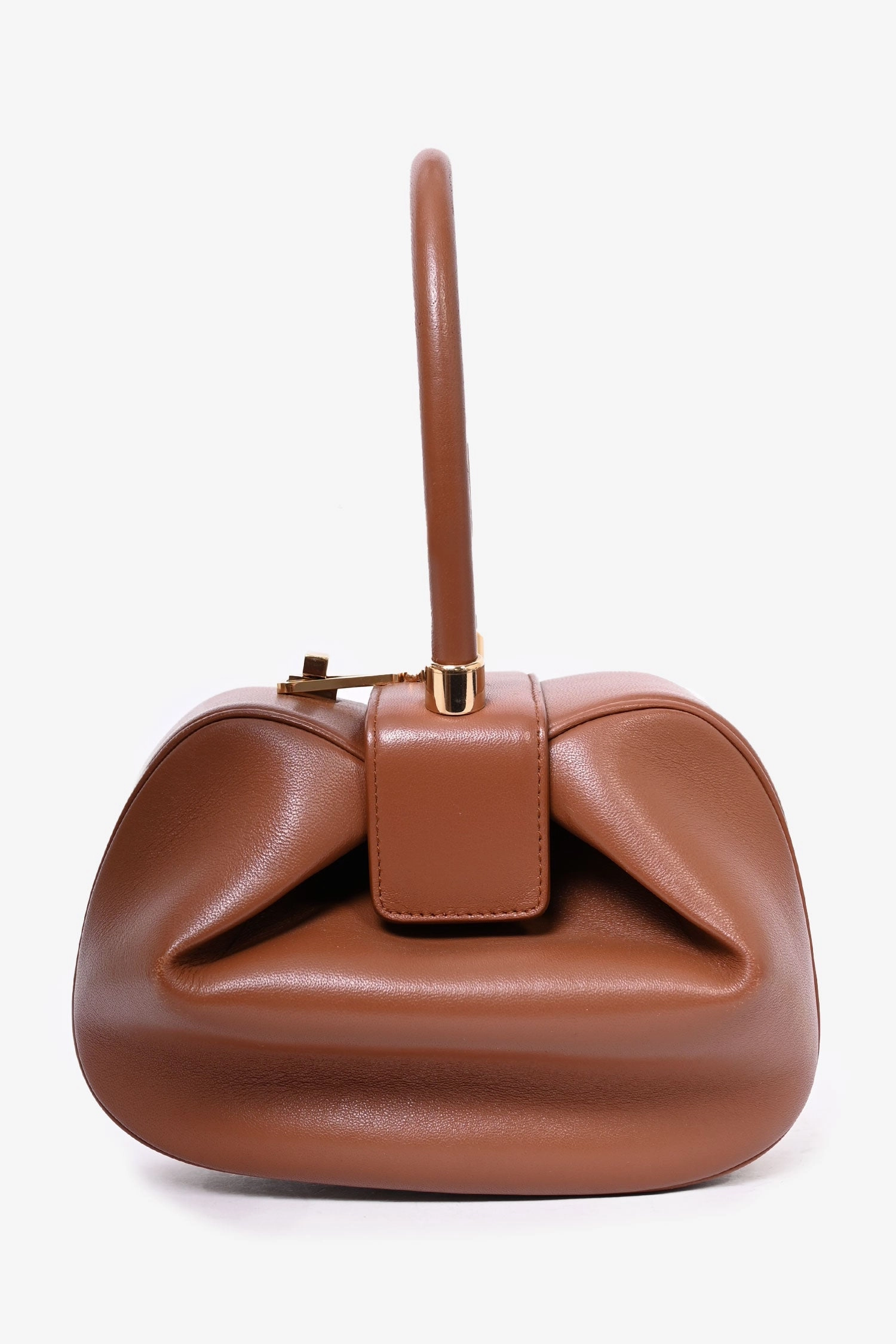 Gabriela Hearst Brown Leather Top Handle Bag