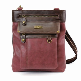 Gemini Crossbody - Burgundy