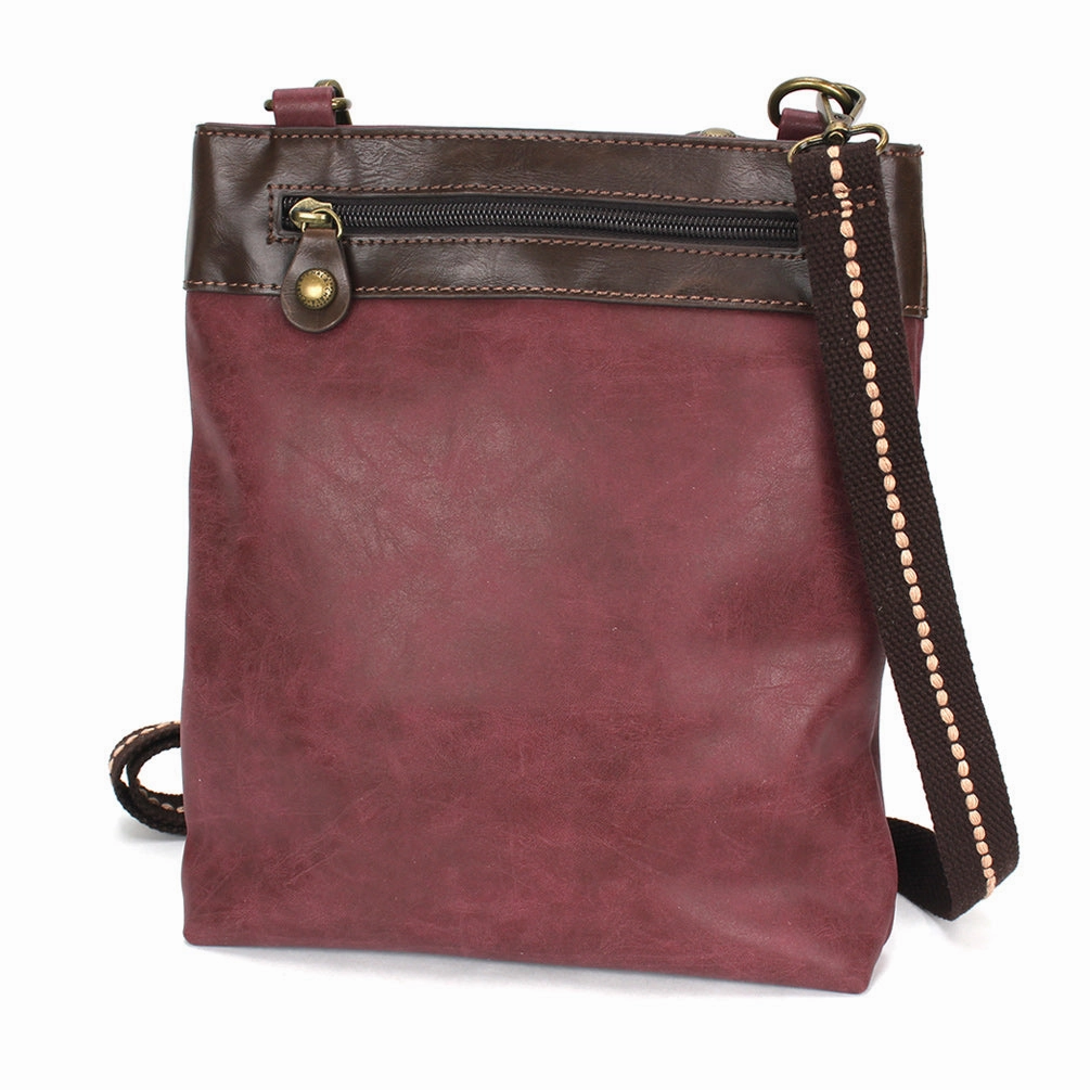 Gemini Crossbody - Burgundy
