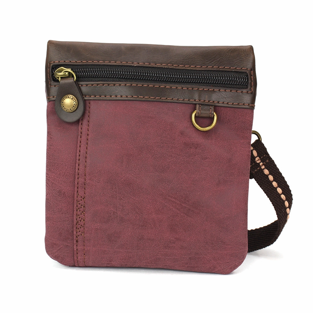 Gemini Crossbody - Burgundy
