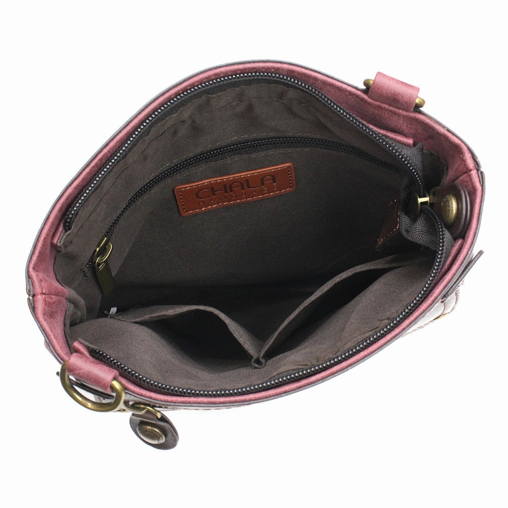 Gemini Crossbody - Burgundy