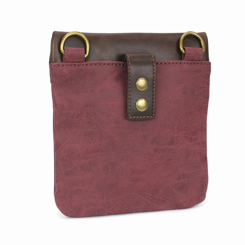 Gemini Crossbody - Burgundy