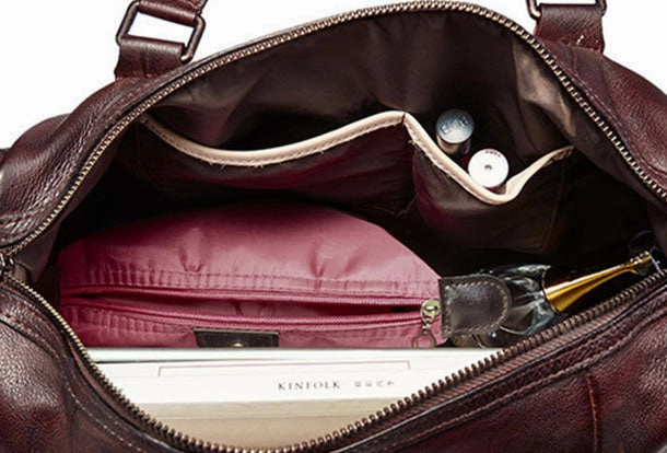 Genuine Handmade Vintage Leather Handbag Shoulder Bag Women Leather Purse