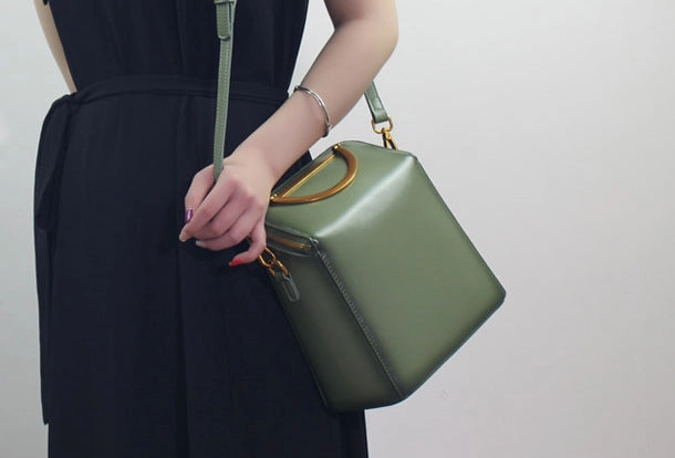 Genuine Leather backpack bag shoulder bag black brown for women leather crossbody bag