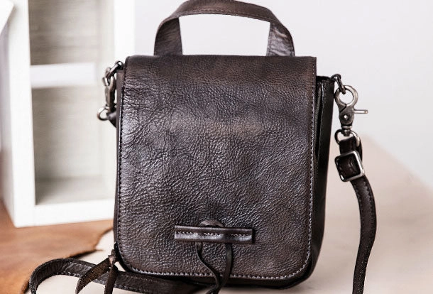 Genuine Leather Handbag Tassel Crossbody Bag Shoulder Bag Purse For Women