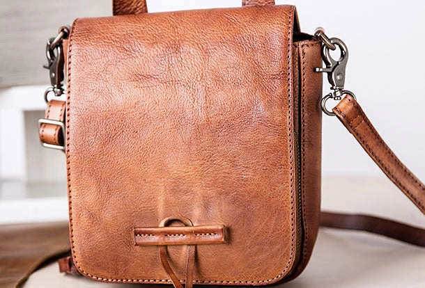 Genuine Leather Handbag Tassel Crossbody Bag Shoulder Bag Purse For Women