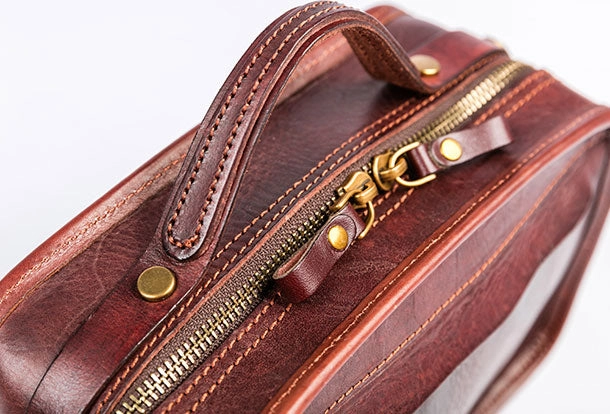 Genuine Leather Handmade Handbag Shoulder Bag Purse For Women