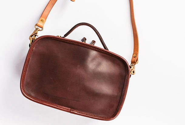 Genuine Leather Handmade Handbag Shoulder Bag Purse For Women