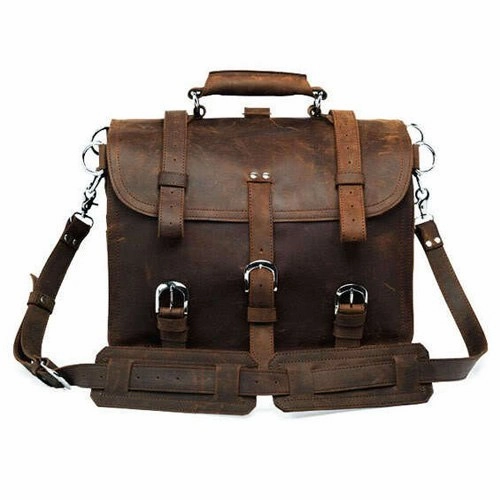 Genuine Leather Men Bag Business Briefcase Messenger Handbags Men Crossbody Bags Men'S Travel