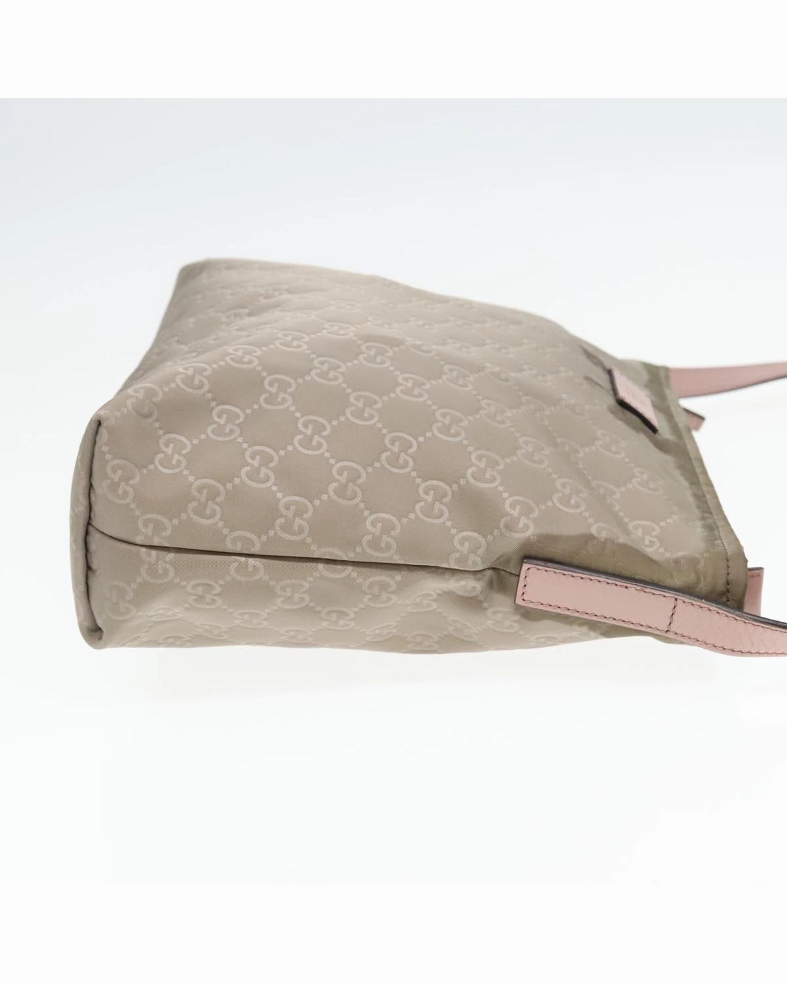 GG Canvas Shoulder Bag with Silver Accents