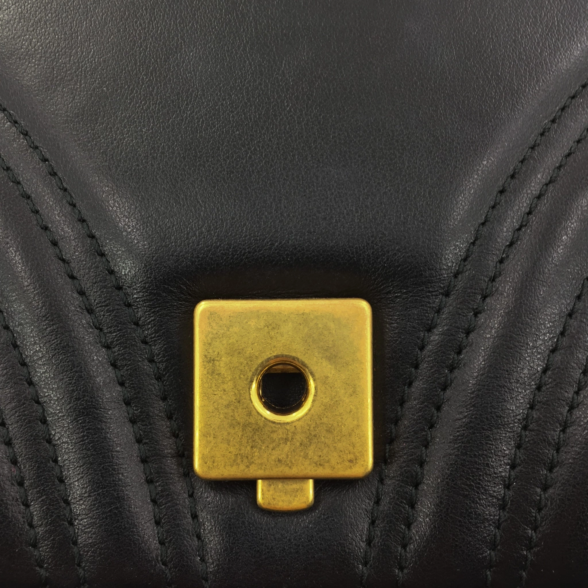 GG Marmont Black Small Matelass Shoulder Bag