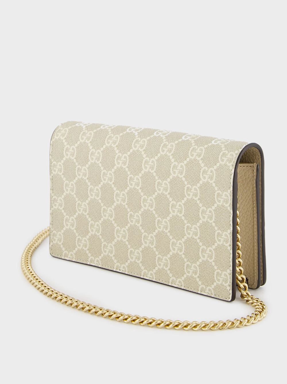 GG Marmont Mini Beige Chain Bag