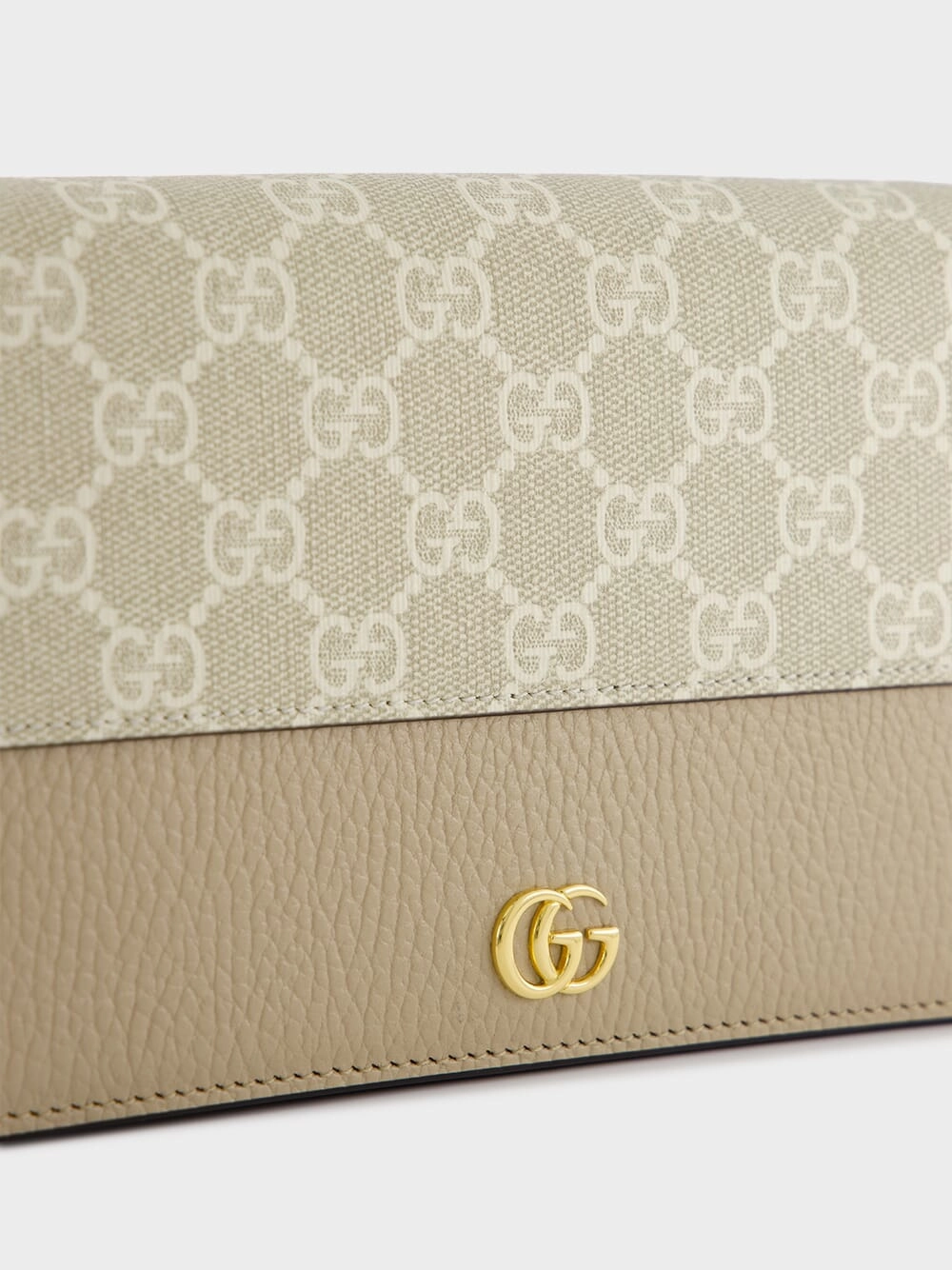 GG Marmont Mini Beige Chain Bag