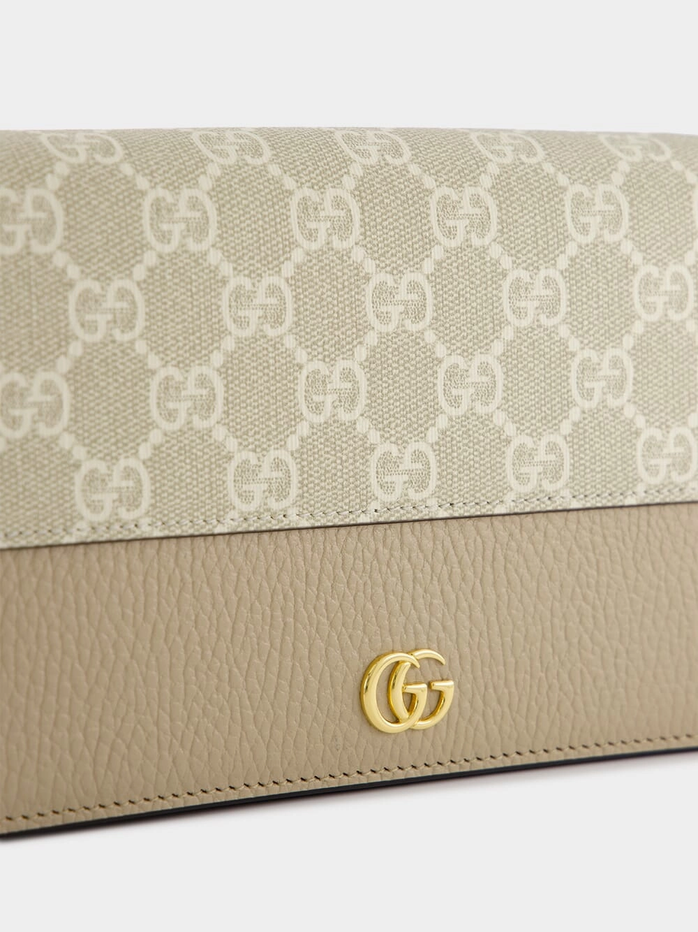 GG Marmont Mini Beige Chain Bag
