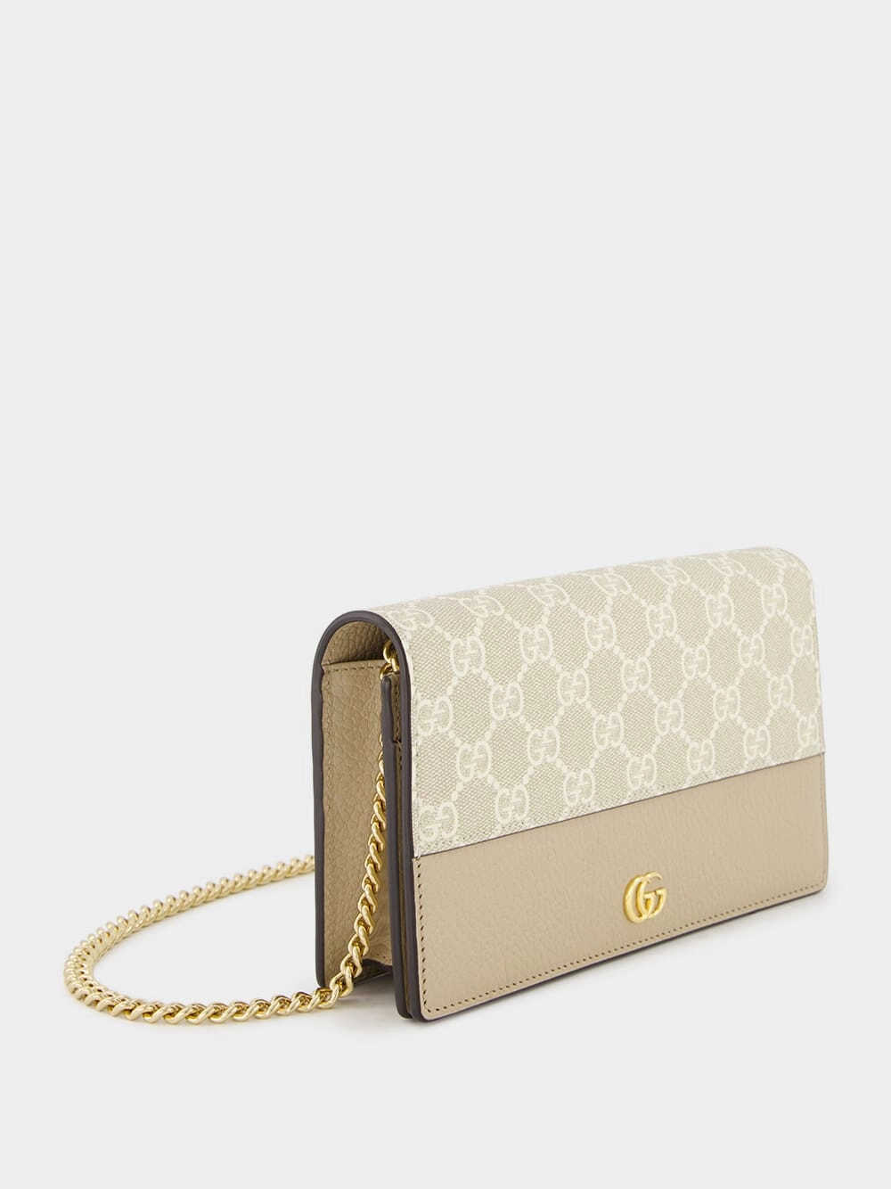 GG Marmont Mini Beige Chain Bag