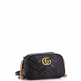 GG Marmont Shoulder Bag Matelasse Leather Small