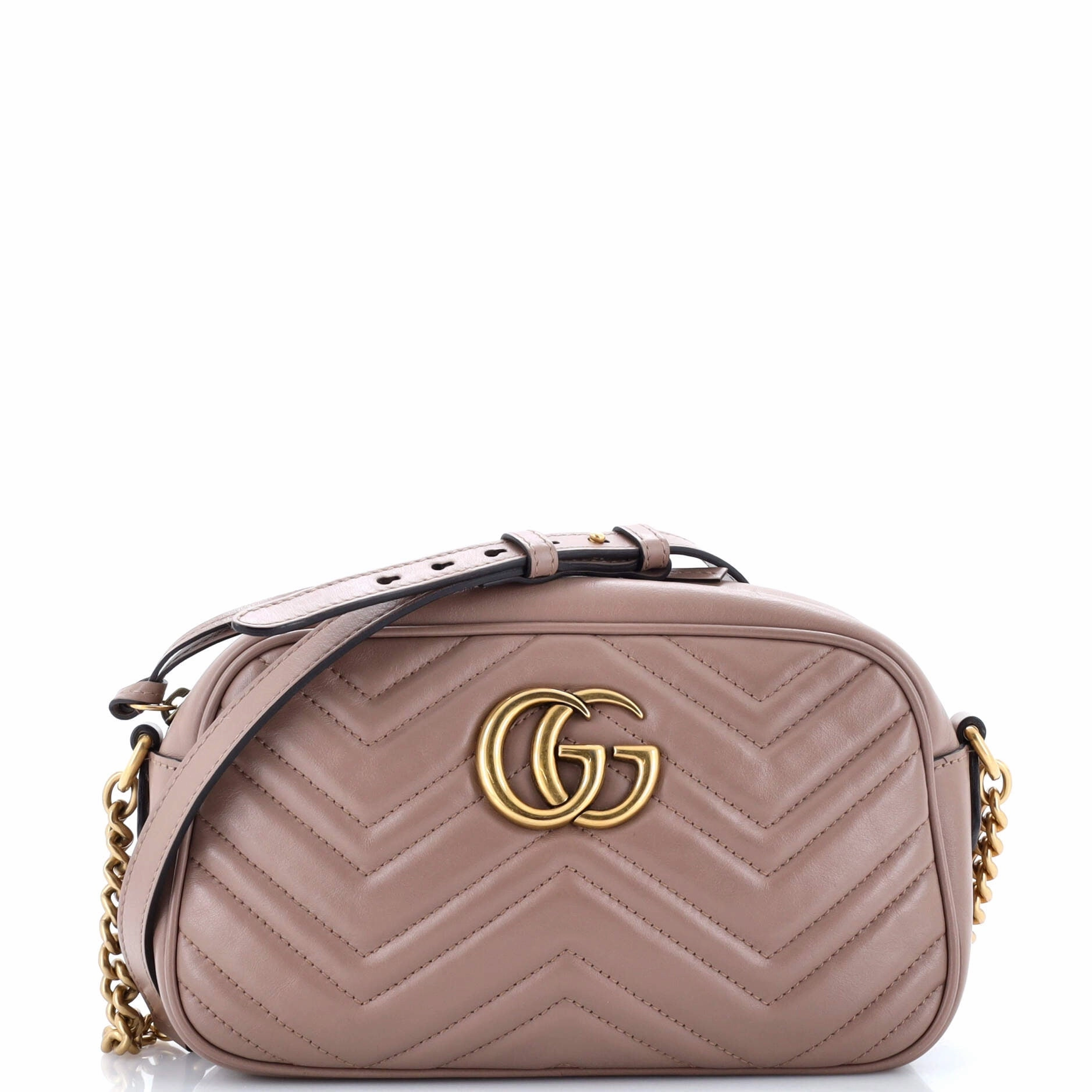GG Marmont Shoulder Bag Matelasse Leather Small