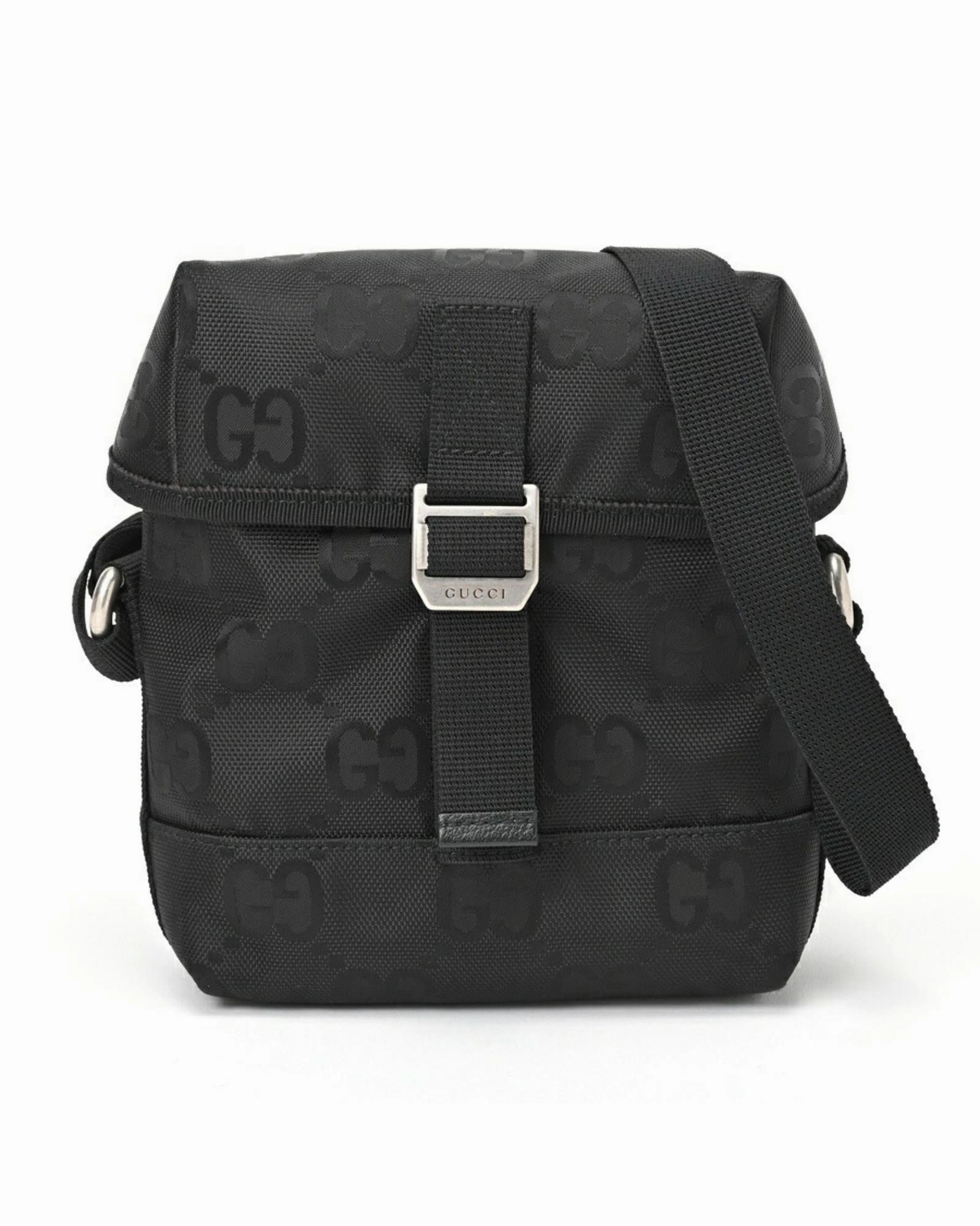 GG Nylon Messenger Crossbody Bag