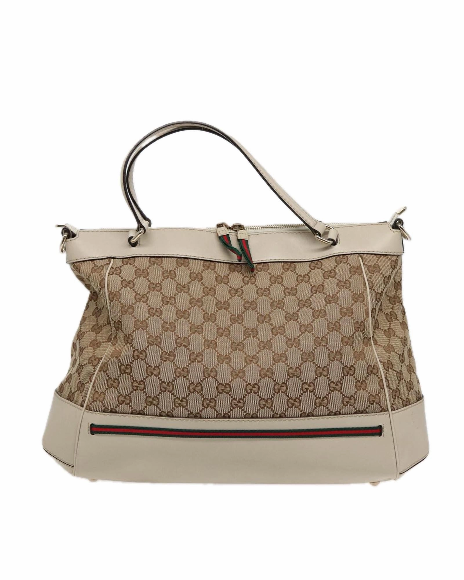 GG Plus Shoulder Bag BeigeEbony